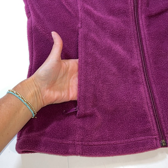 🎉2x HP!🎉 EUC: Columbia purple fleece jacket - Picture 10 of 12